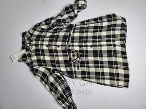 George Girls Black and White Straight Dress