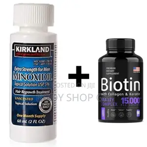 Kirkland Minoxidil + Biotin + Collagen Beard Growth Pack