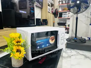 Lovely  Sleek White Midea MG720 Microwave Oven