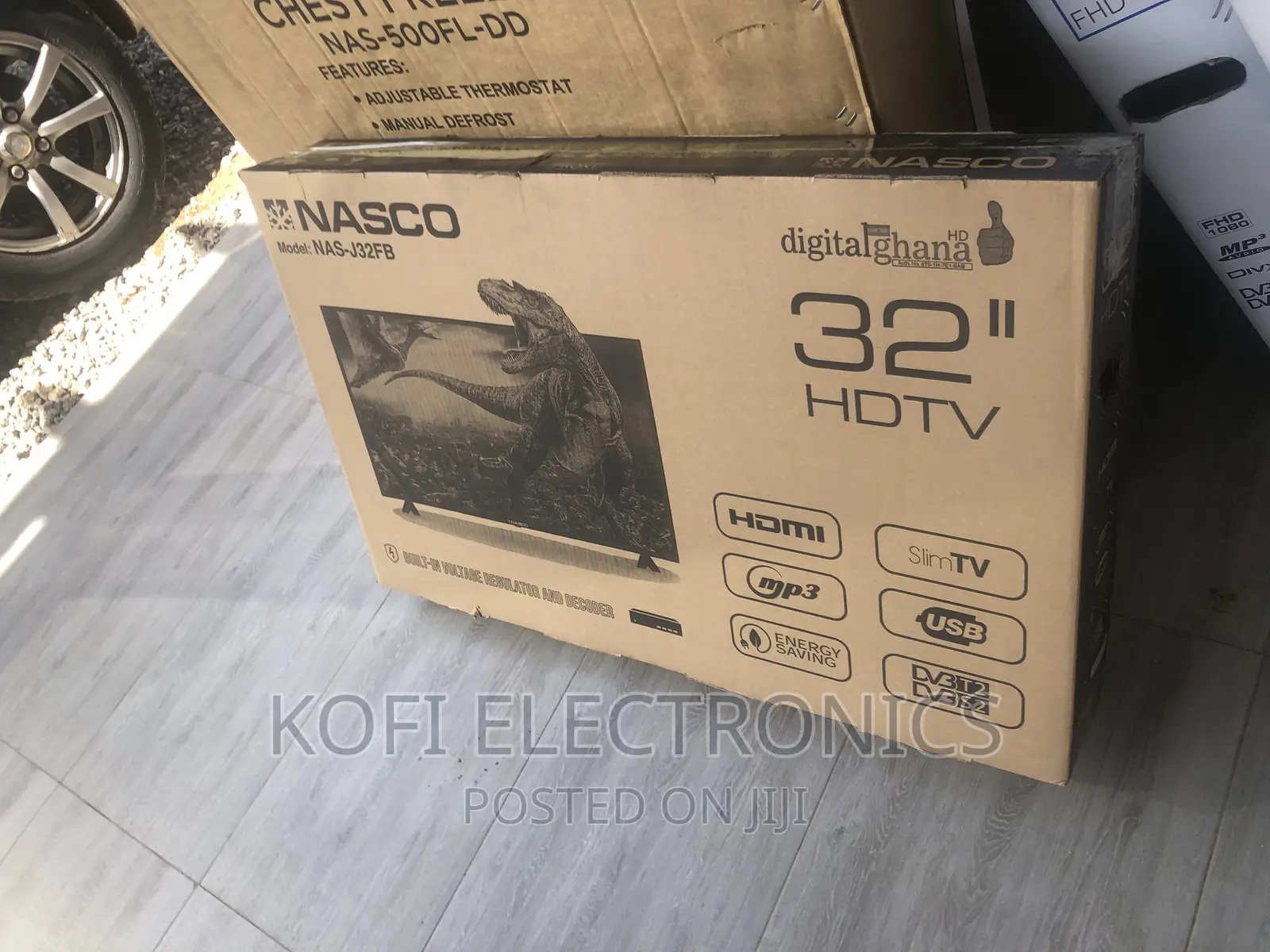 Nasco Digital Satellite LED TV - 32inches" Black