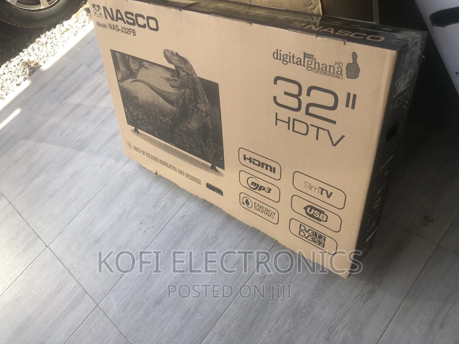 Nasco Digital Satellite LED TV - 32inches" Black