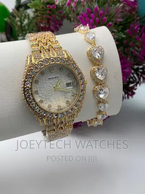 Iced Rolex Watch Set