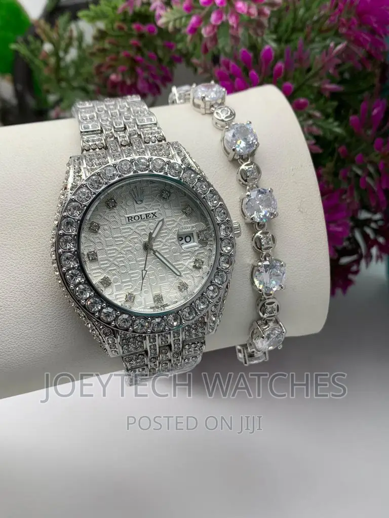 Iced Rolex Watch Set