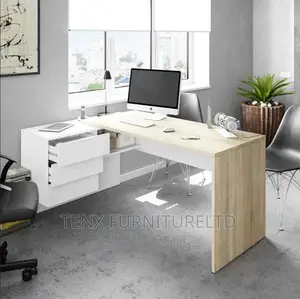 Computer Study Office Desk With Drawers