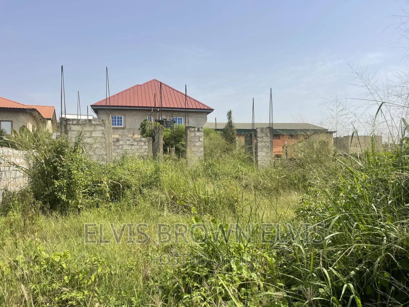 4 Bedroom Uncomplited for Sale on a Half Plot at Legon Hils