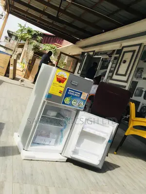Topfreezer Nasco Gray Nasf2-120 Electric Doubledoor Fridge