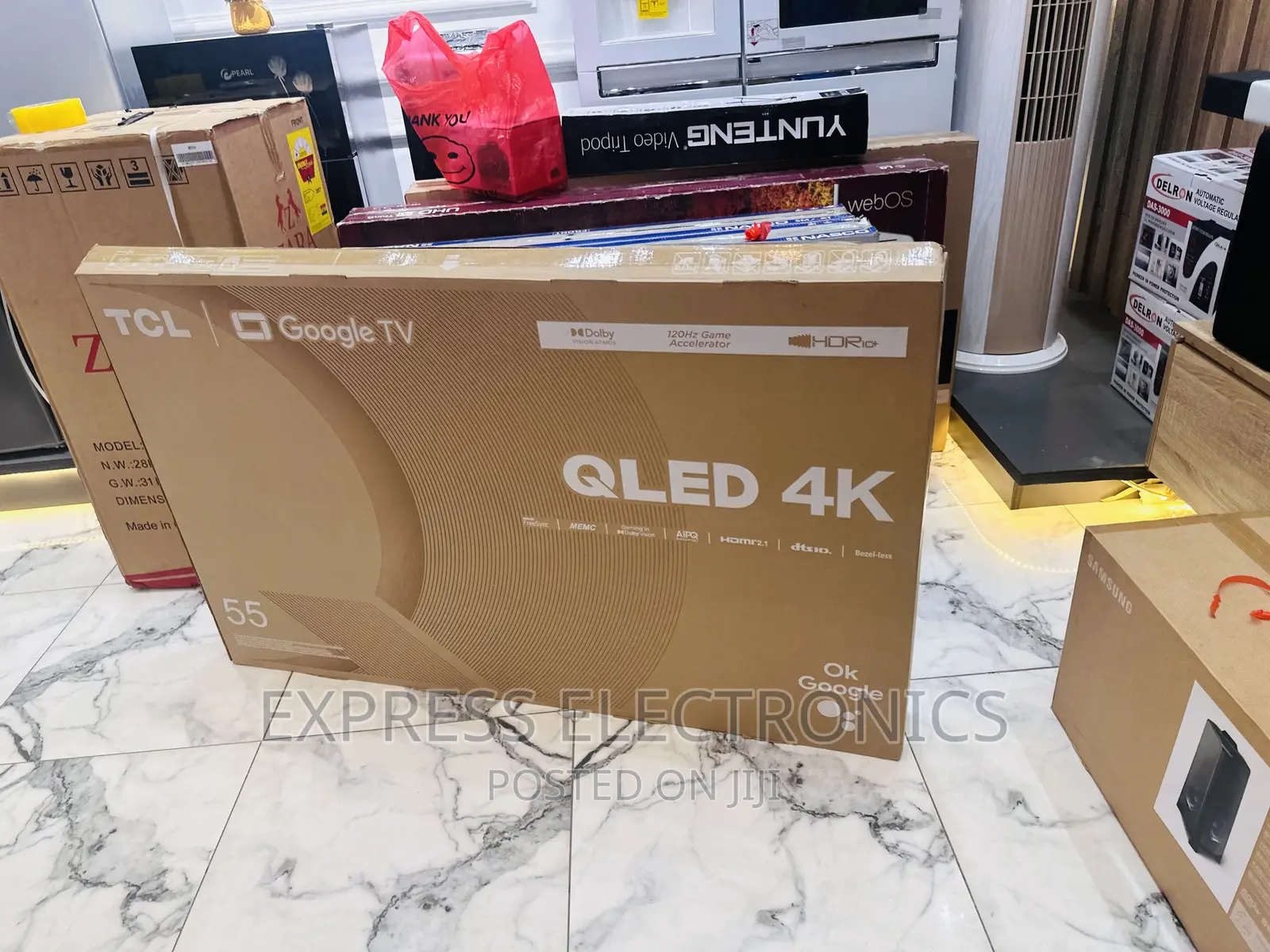 Brand—New Arrivals QLED UHD Smart Android 55”C645