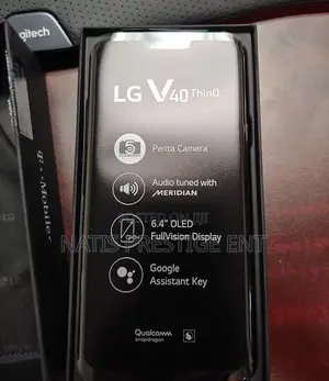 New LG V40 ThinQ 64 GB Black