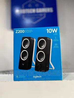 Logitech Multimedia Speakers Z200 With Stereo Sound for Mul