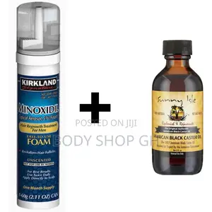 Kirkland Minoxidil Foam + Castor Oil for Beard Growth