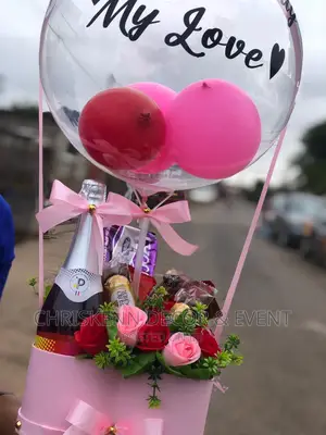 Balloon and Flower Bouquet