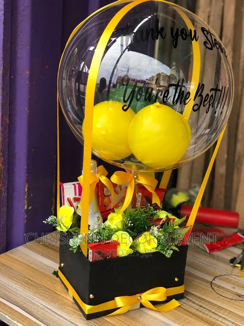 Balloon and Flower Bouquet