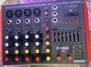 Yamaha MQ6 - Powered Mixer With 6 Inputs and 2 Output Buses