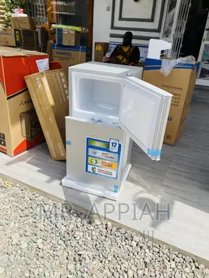 Original Nasco 2 Door Electric Fridge(Nasf2-120)Gray.