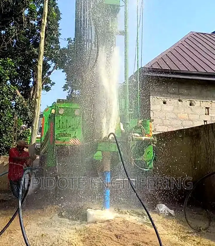 Industrial Water Borehole Drilling at Offinso