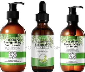 Rosemary Hair + Edges Growth Set [Shampoo, Conditioner, Oil]