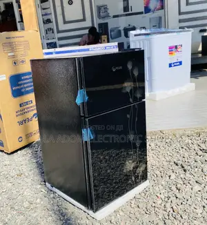 Quality Pearl PF-10T 2 Door Electric Fridge(Black) 