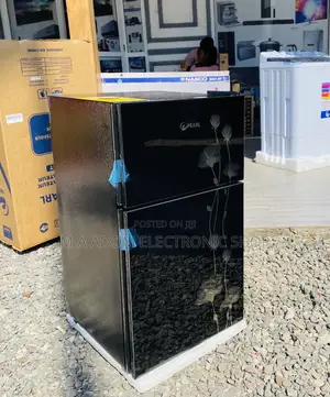 Elegant Black Pearl PF-10T 2 Door Electric Fridge(Black) 
