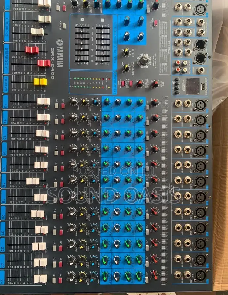 SRX-2400 24-Channel Analog Mixer With USB