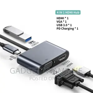 Type C to HDMI-PD-VGA-USB 3.0