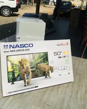 Nasco Smart 50 Inches LED Glossy Black Electric Tv