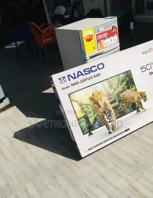 Black Smart 50 Inches Glossy LED Nasco Electric Tv