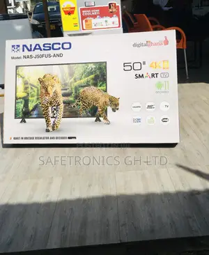 Best 50 Inches Smart Nasco LED Glossy Electric Black Tv