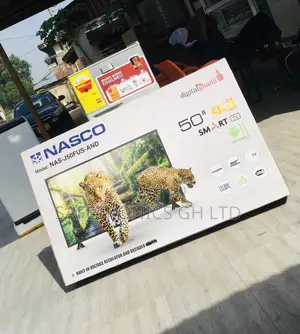 Grab Black Electric 50 Inches Glossy LED Nasco Smart Tv