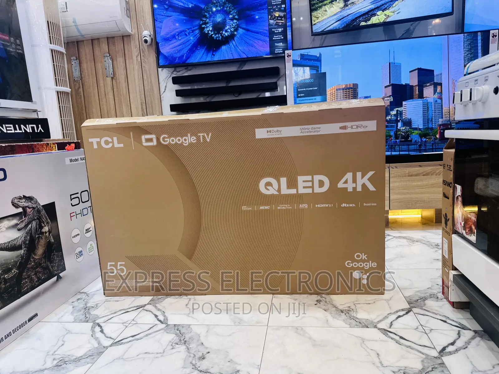 Well Packaged TCL QLED UHD Smart 55”C645