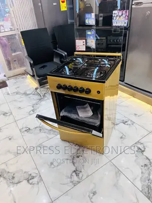 Golden Color Gas Stove Oven 4burner Classic 50/50