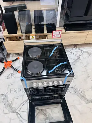 Stylish Look  Black Gas Electric Stove 2-2 Oven 50/50