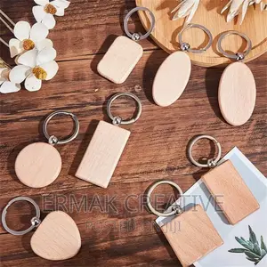 Engraved Wooden Keyring