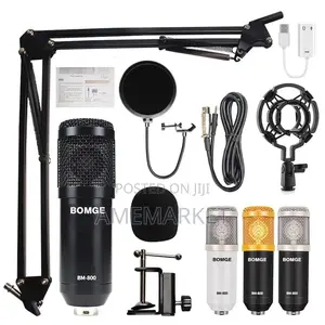 BM800 Studio Condenser Microphone for Recording - Full Set