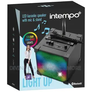 Intempo Karaoke Speaker With Mic and Stand. Bluetooth
