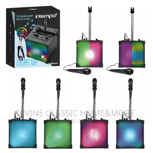 Intempo Karaoke Speaker With Mic and Stand. Bluetooth