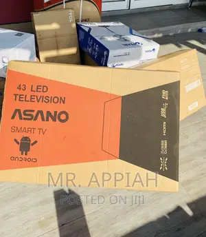 Fabulous Asano 43 Inch Digital Smart Led Tv(Black).