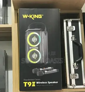 W-King T9II Bluetooth Karaoke Speaker – With 2 Microphones