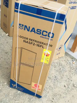 Doubledoor Nasco Gray Electric Nasf2-16fl Topfreezer Fridge