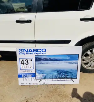 Quality Nasco 43 Inch Digital Satellite Led Tv(Black).
