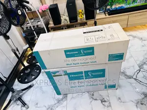 Sleek in White Airflow Split R410 Gas Hisense 1.5hp