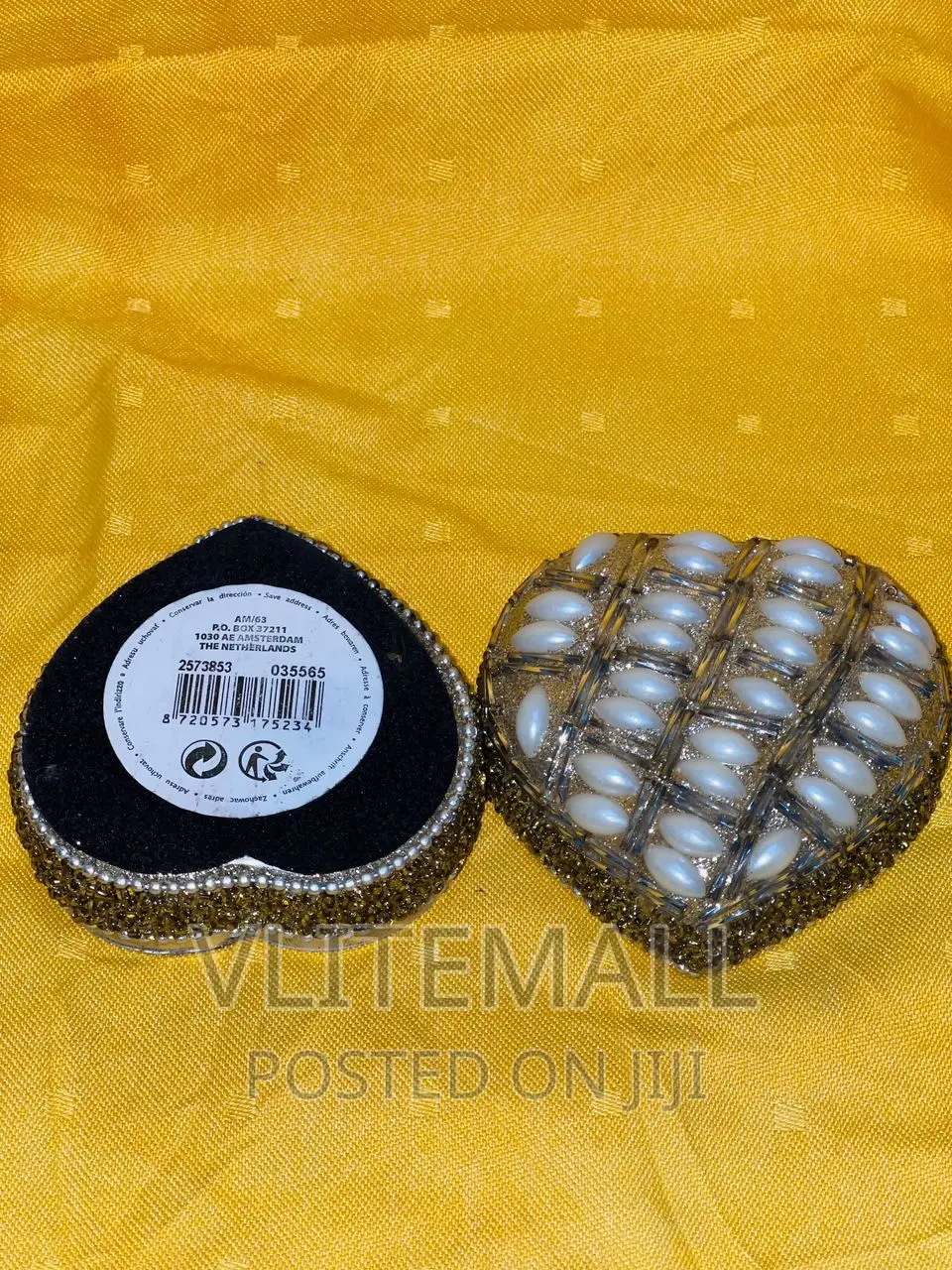 Heart-Shaped Storage Jewelry Box