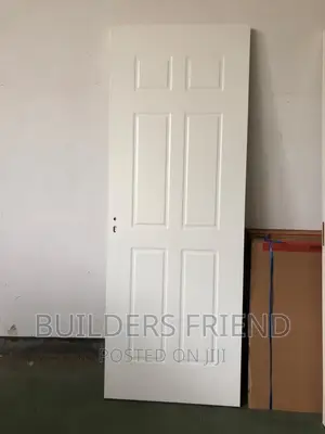 All White Executive Interior Wooden Doors+Frame+Locks Set