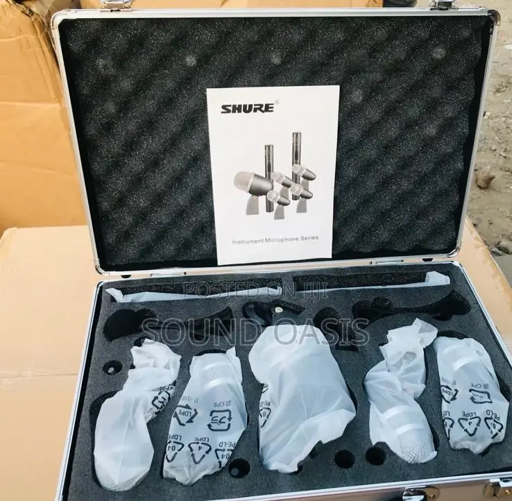 Shure BETA52A, BETA56A, BETA57A 7-Piece Drum Microphone Kit