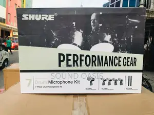 Shure BETA52A, BETA56A, BETA57A 7-Piece Drum Microphone Kit