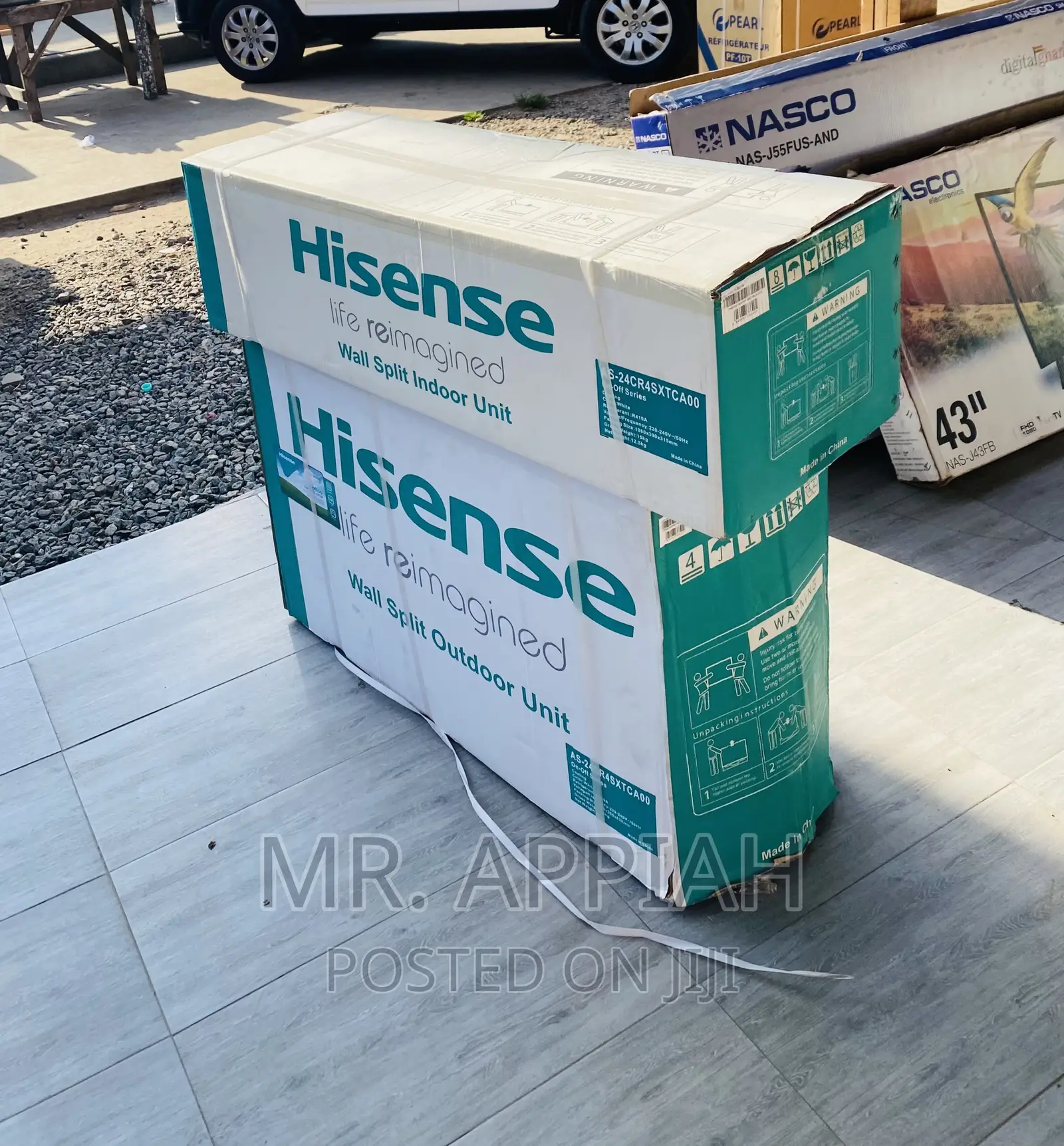 Super Quality Hisense 2.5hp Split Electric Ac(White).