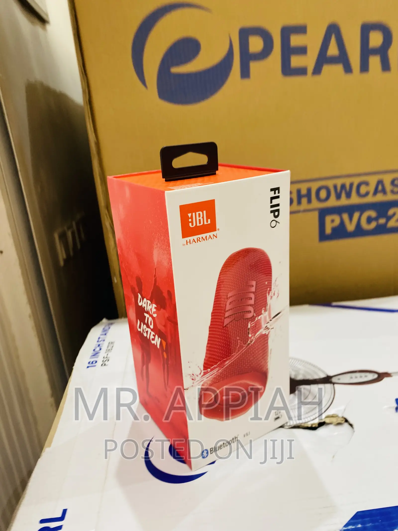 High Quality JBL Flip 6 Bluetooth Speaker(Red).