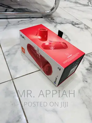 Durable JBL Flip 6(Red)Rechargeable Bluetooth Speaker.