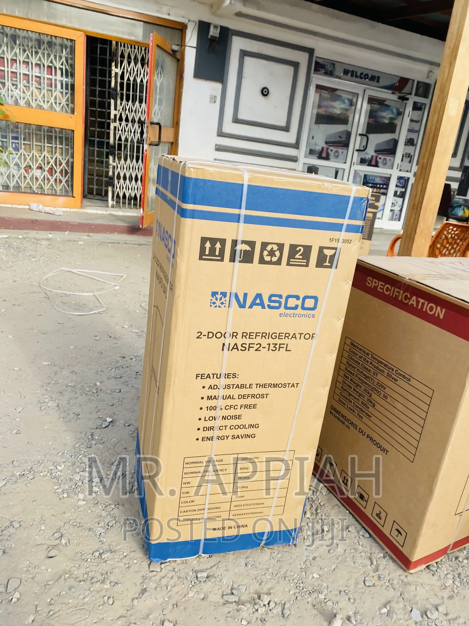 Well Designed Nasco Nasf2-13fl Electric Fridge(Silver).
