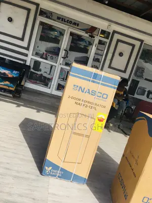 Nasco Nasf2-13fl Doubledoor Gray Topfreezer Electric Fridge
