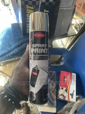 Chrome Spray Paint Shining